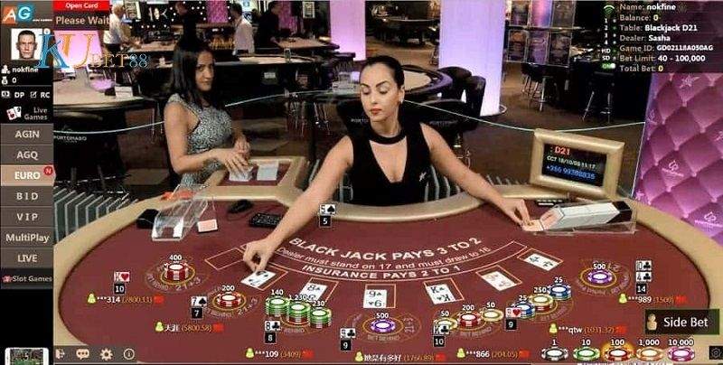 trò chơi blackjack