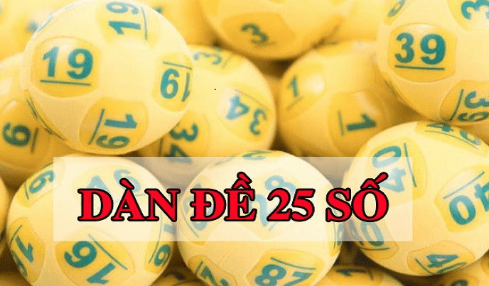 dàn đề 25 số